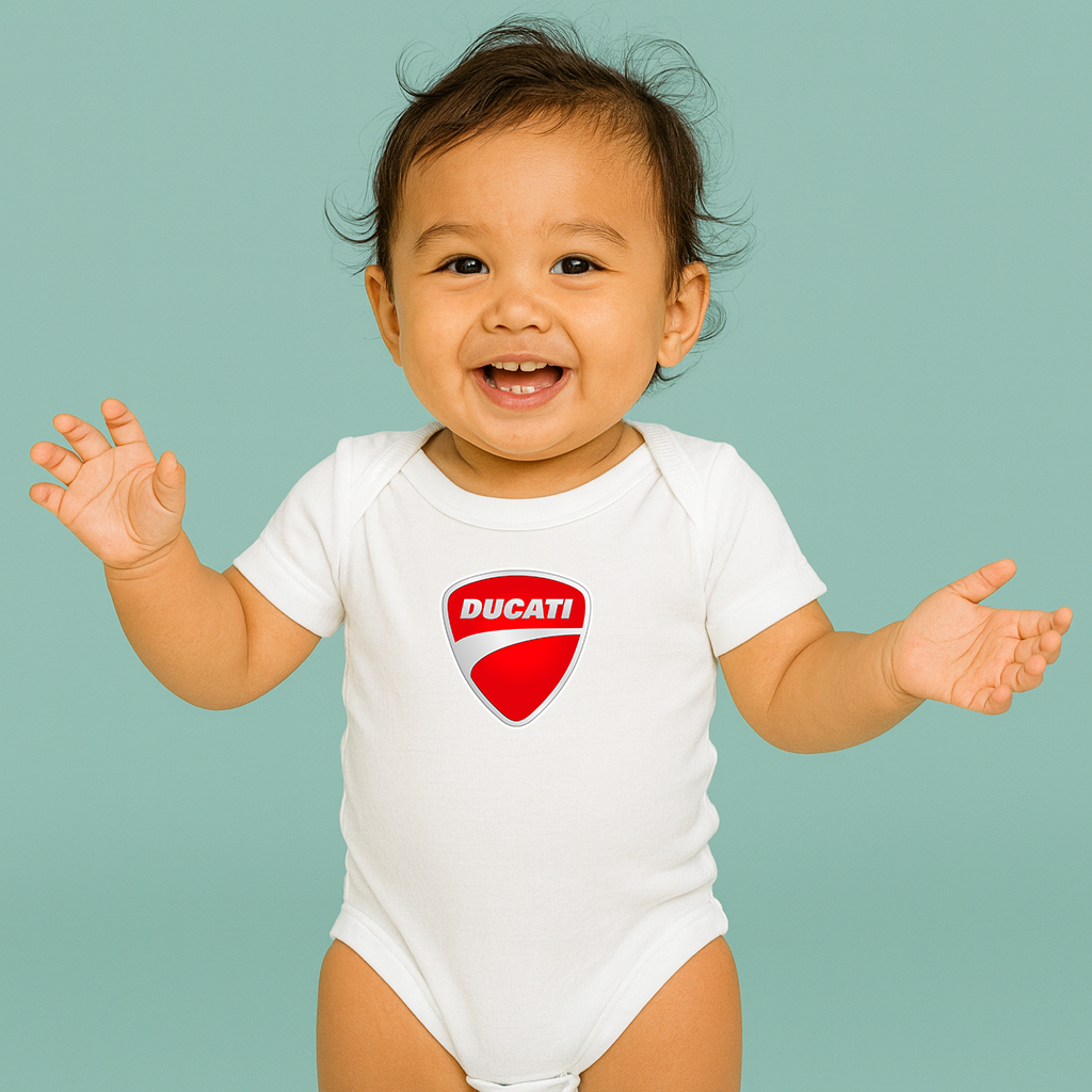 Ducati Motorcycle Baby Romper Onesie